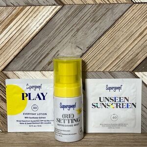 Supergoop! Play and Unseen Sunscreen Trio